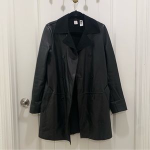 Vintage Saks 5th Ave Leather Coat